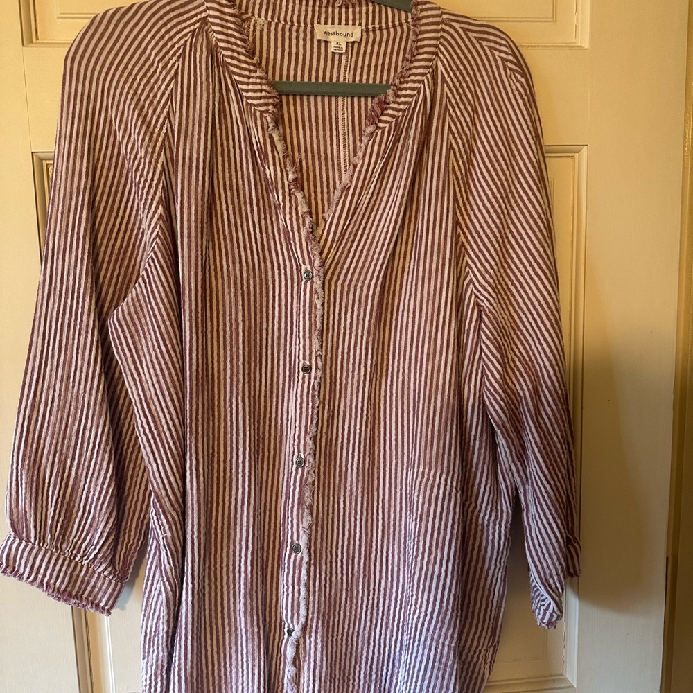 Westbound Striped  Blouse